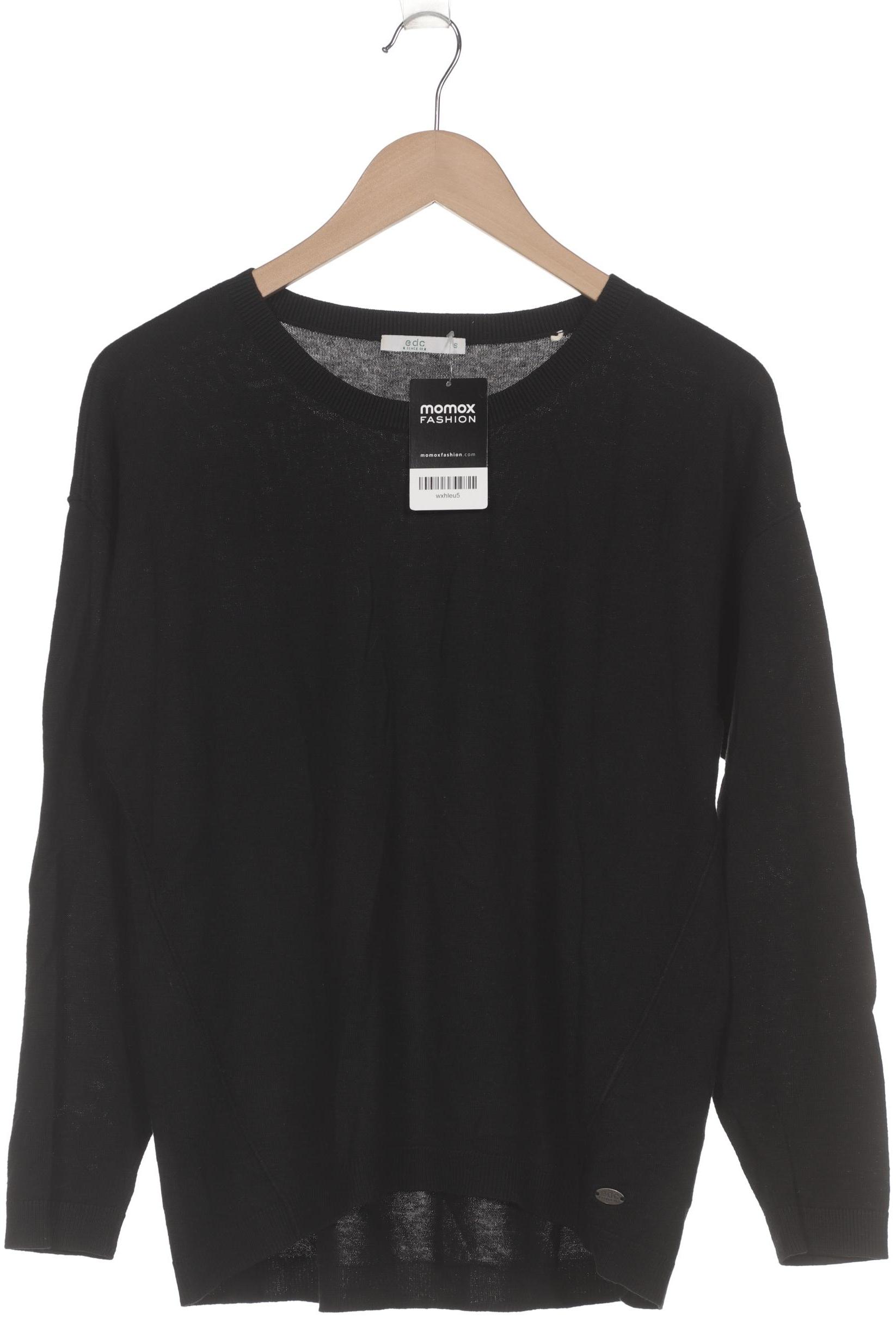 

edc by Esprit Damen Pullover, schwarz, Gr. 36