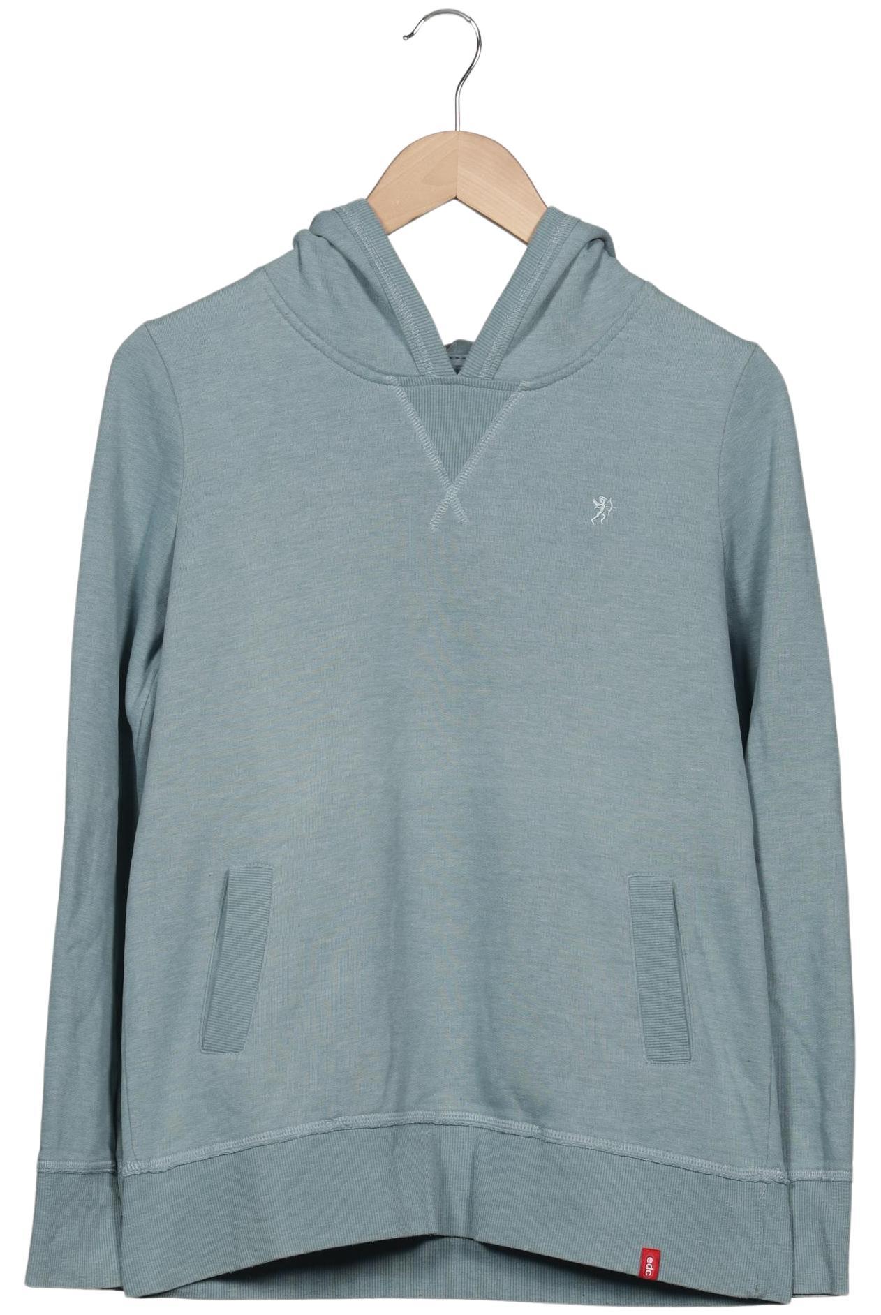

edc by Esprit Damen Kapuzenpullover, blau, Gr. 42