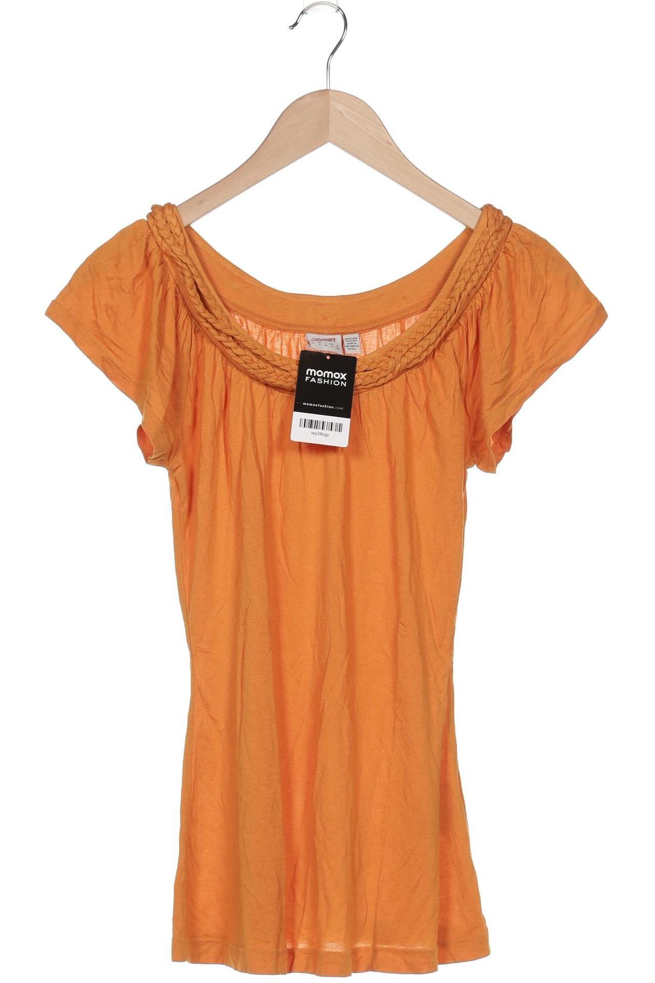 

edc by Esprit Damen T-Shirt, orange, Gr. 36
