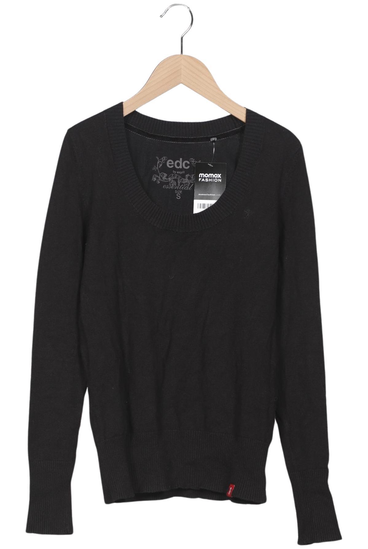 

edc by Esprit Damen Pullover, schwarz, Gr. 36