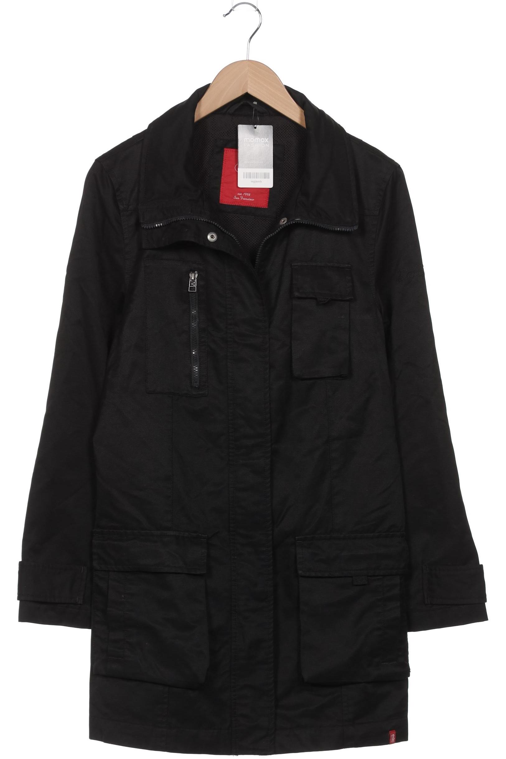 

edc by Esprit Damen Mantel, schwarz, Gr. 38