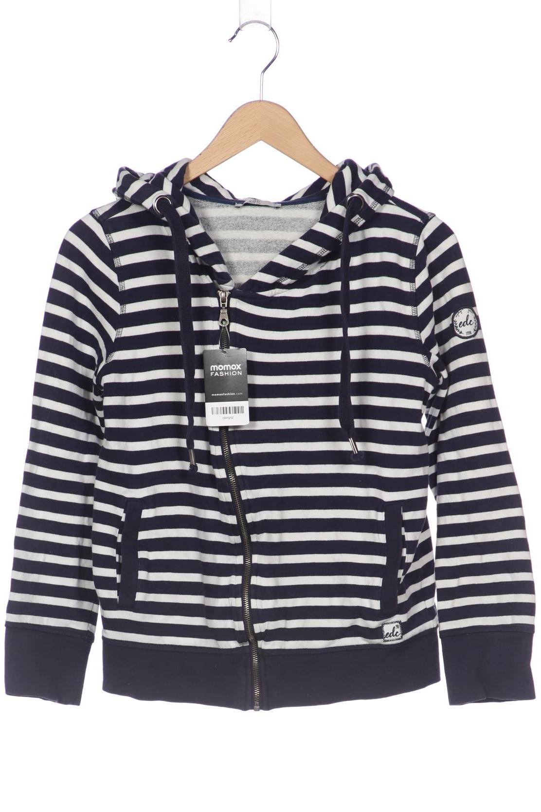 

edc by Esprit Damen Kapuzenpullover, marineblau, Gr. 36