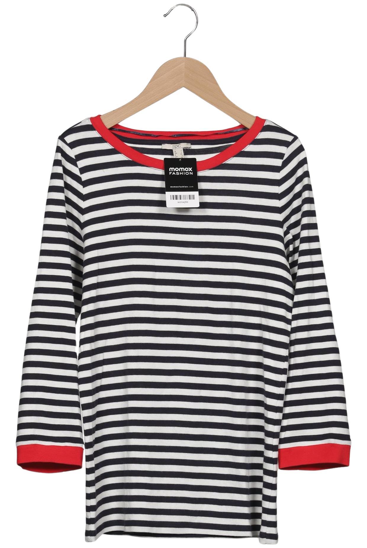 

edc by Esprit Damen Langarmshirt, mehrfarbig, Gr. 42