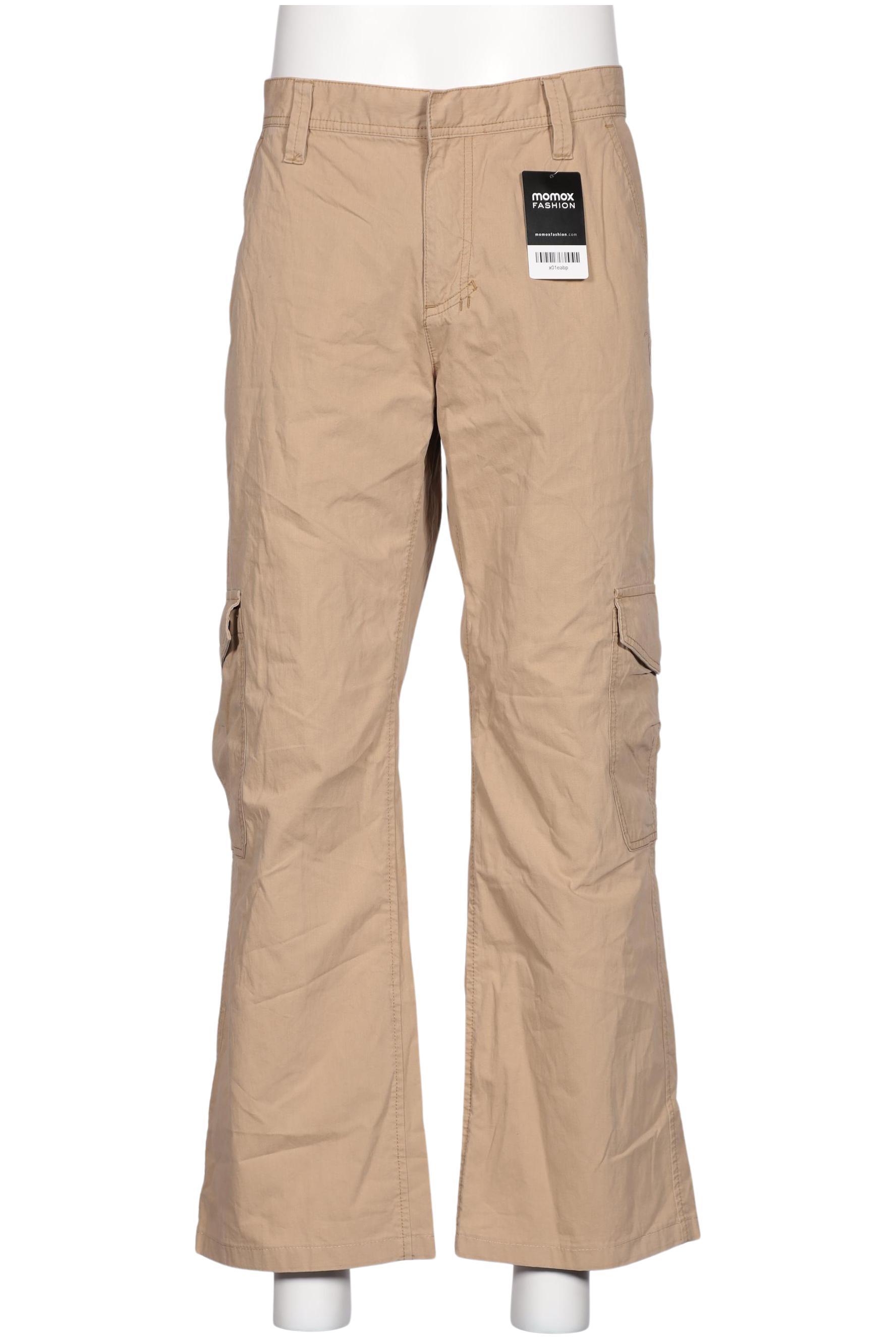 

edc by Esprit Herren Stoffhose, beige, Gr. 32