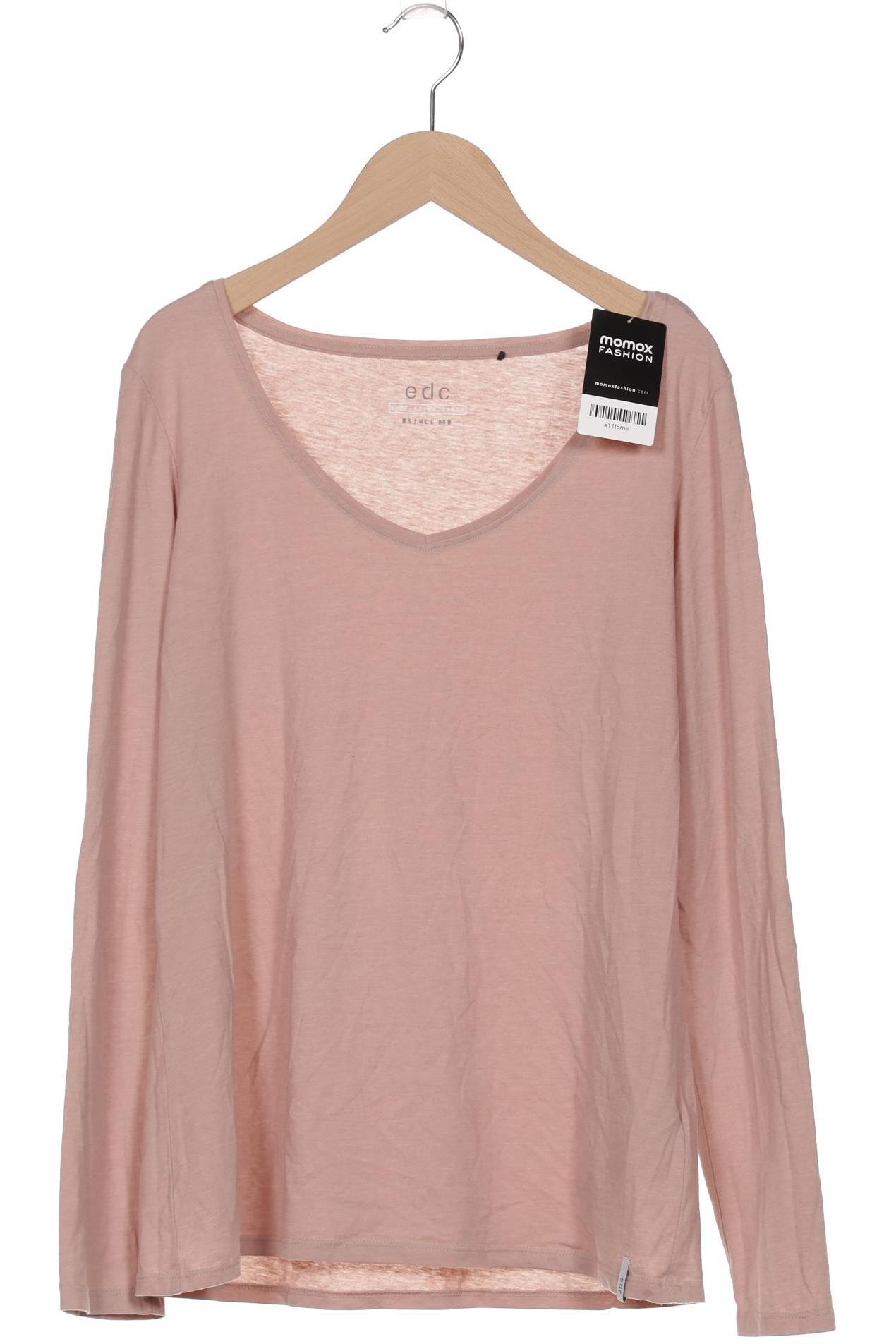 

edc by Esprit Damen Langarmshirt, beige, Gr. 44