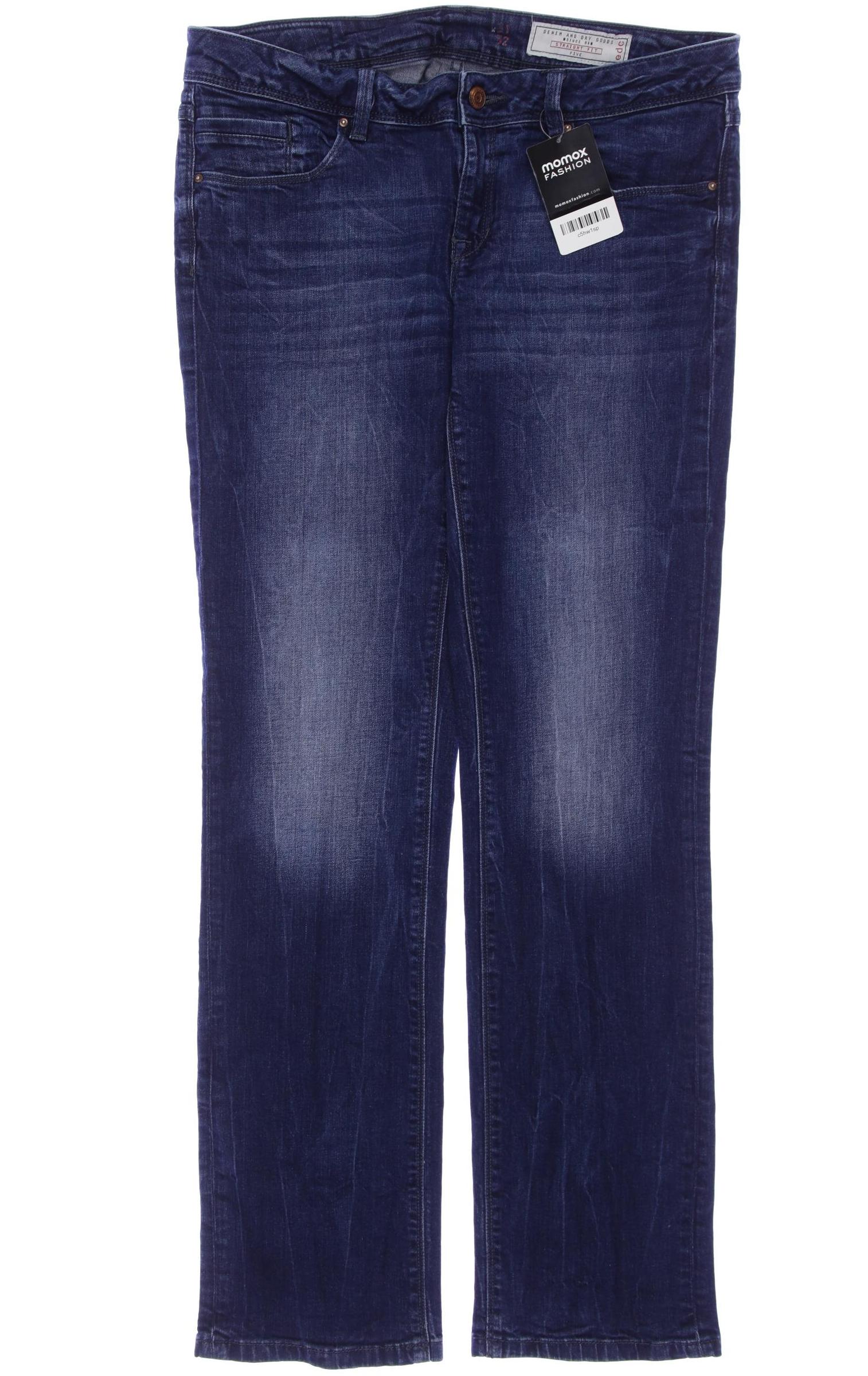 

edc by Esprit Damen Jeans, marineblau, Gr. 33