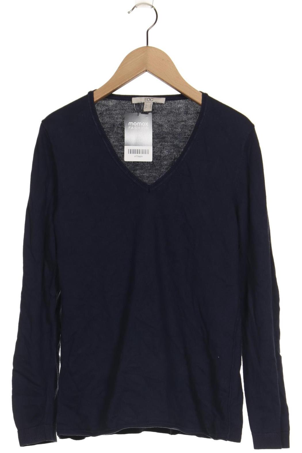 

edc by Esprit Damen Pullover, marineblau, Gr. 38