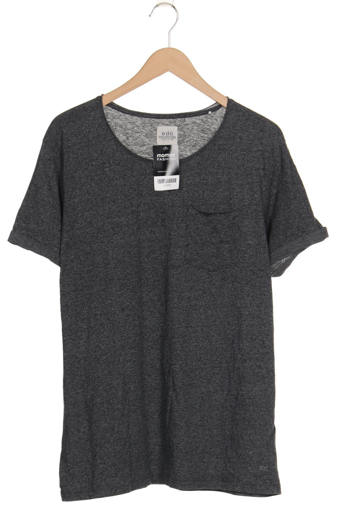 

edc by Esprit Herren T-Shirt, grau, Gr. 54