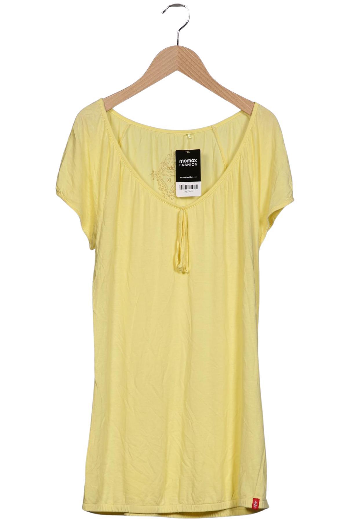 

edc by Esprit Damen T-Shirt, gelb, Gr. 44
