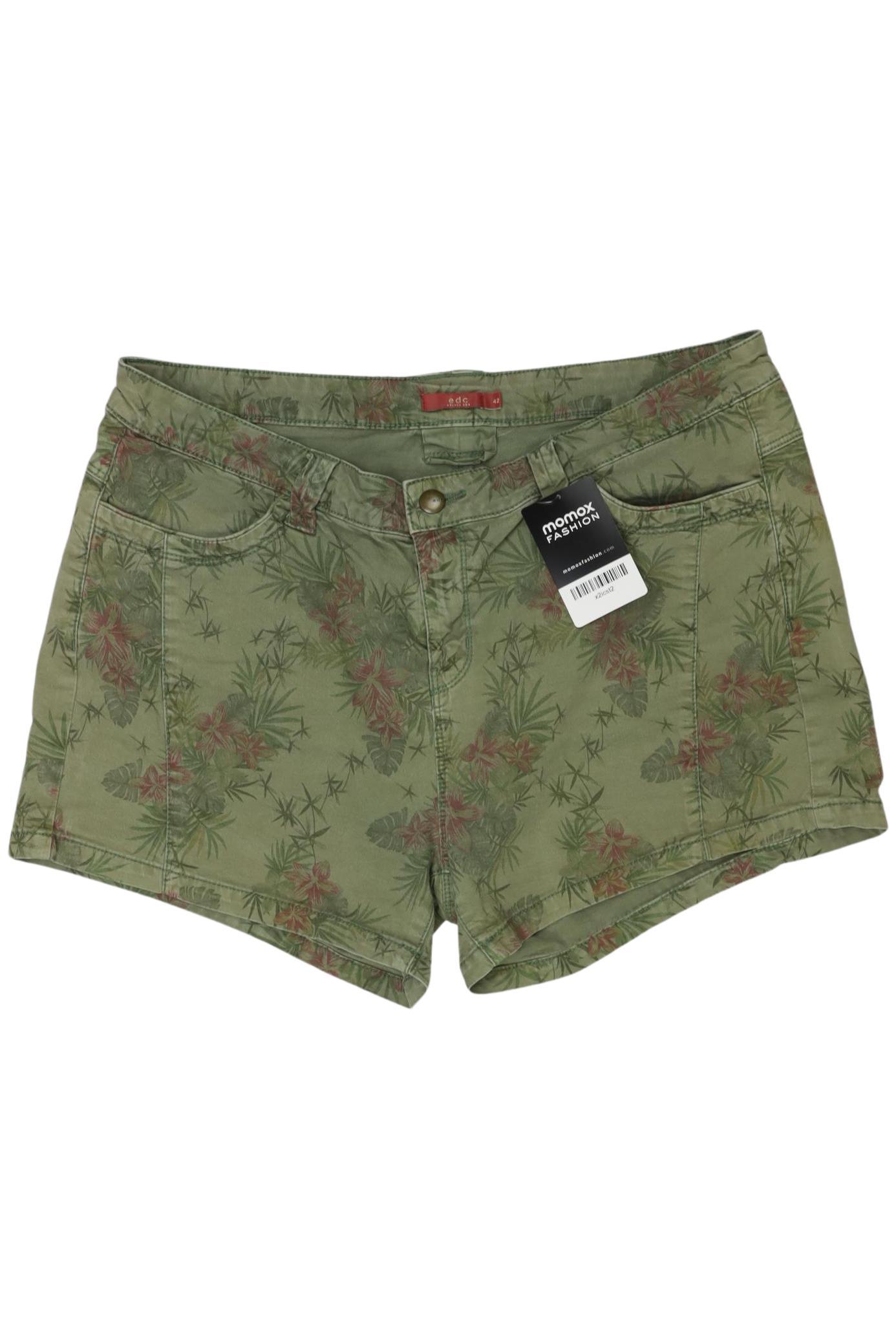 

edc by Esprit Damen Shorts, grün, Gr. 42