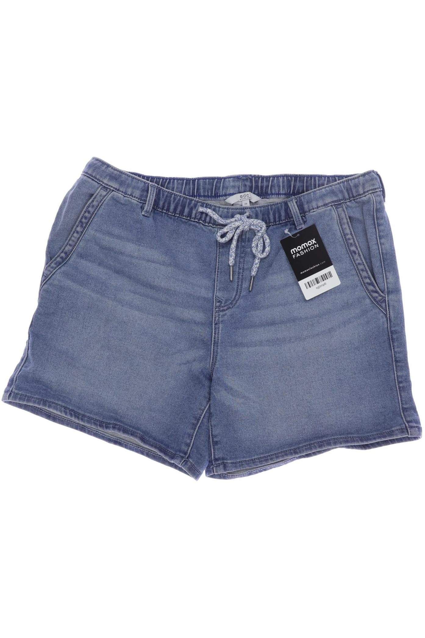 

edc by Esprit Damen Shorts, blau, Gr. 29