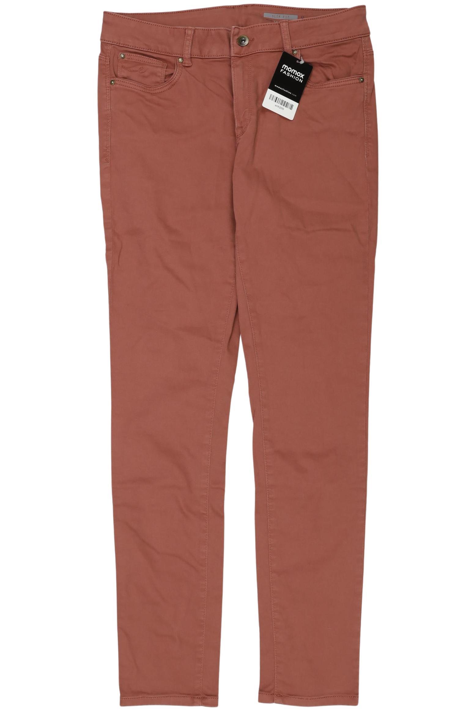 

edc by Esprit Damen Stoffhose, bordeaux, Gr. 38