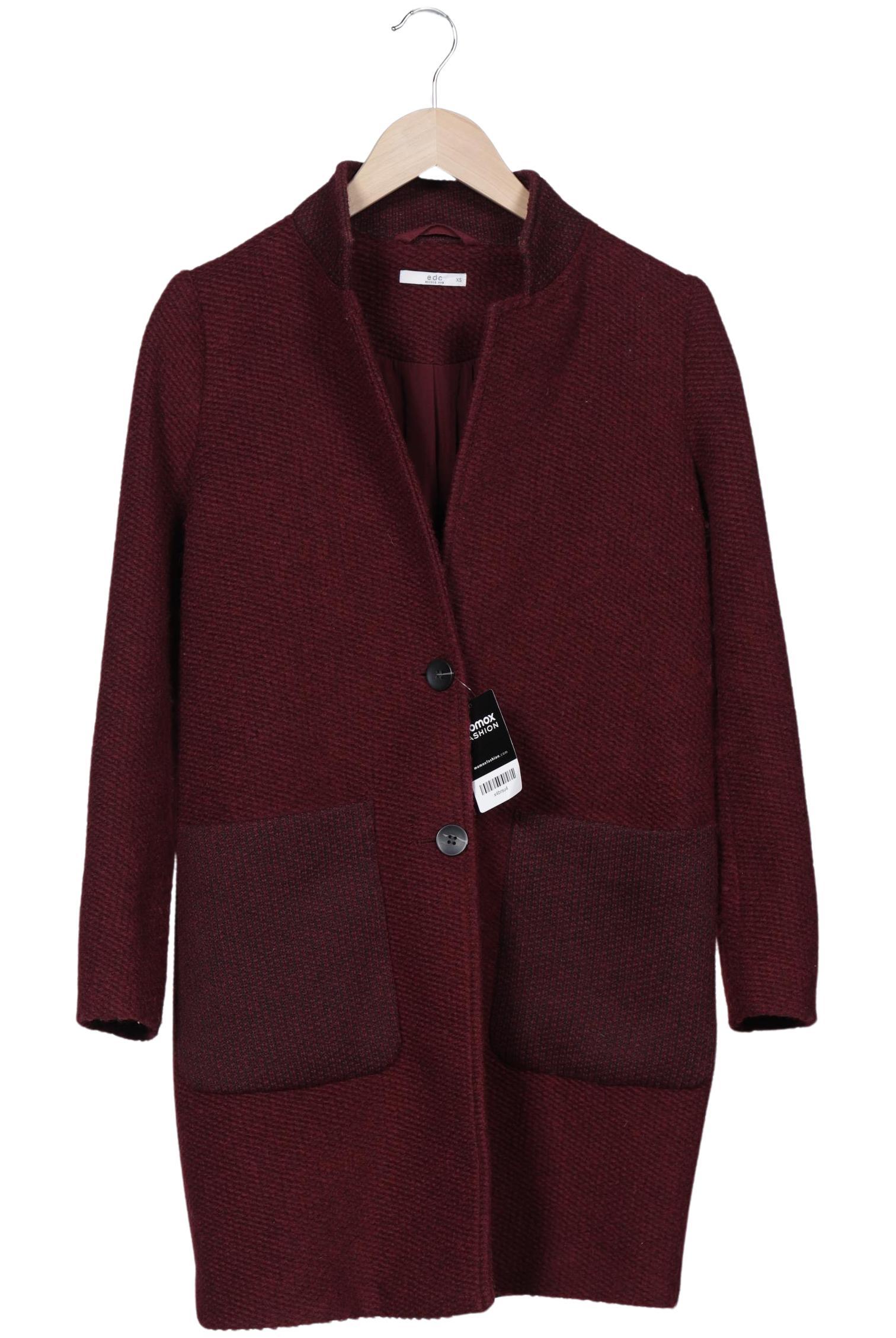 

edc by Esprit Damen Mantel, bordeaux, Gr. 34