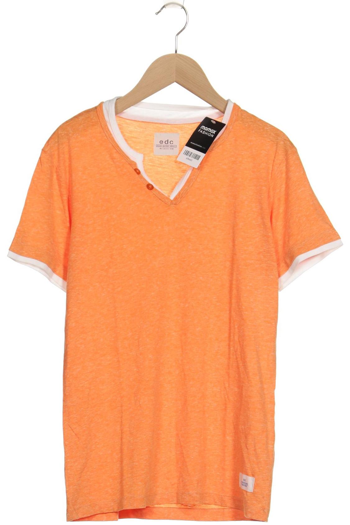 Thumbnail - edc by Esprit Herren T-Shirt, orange, Gr. 44