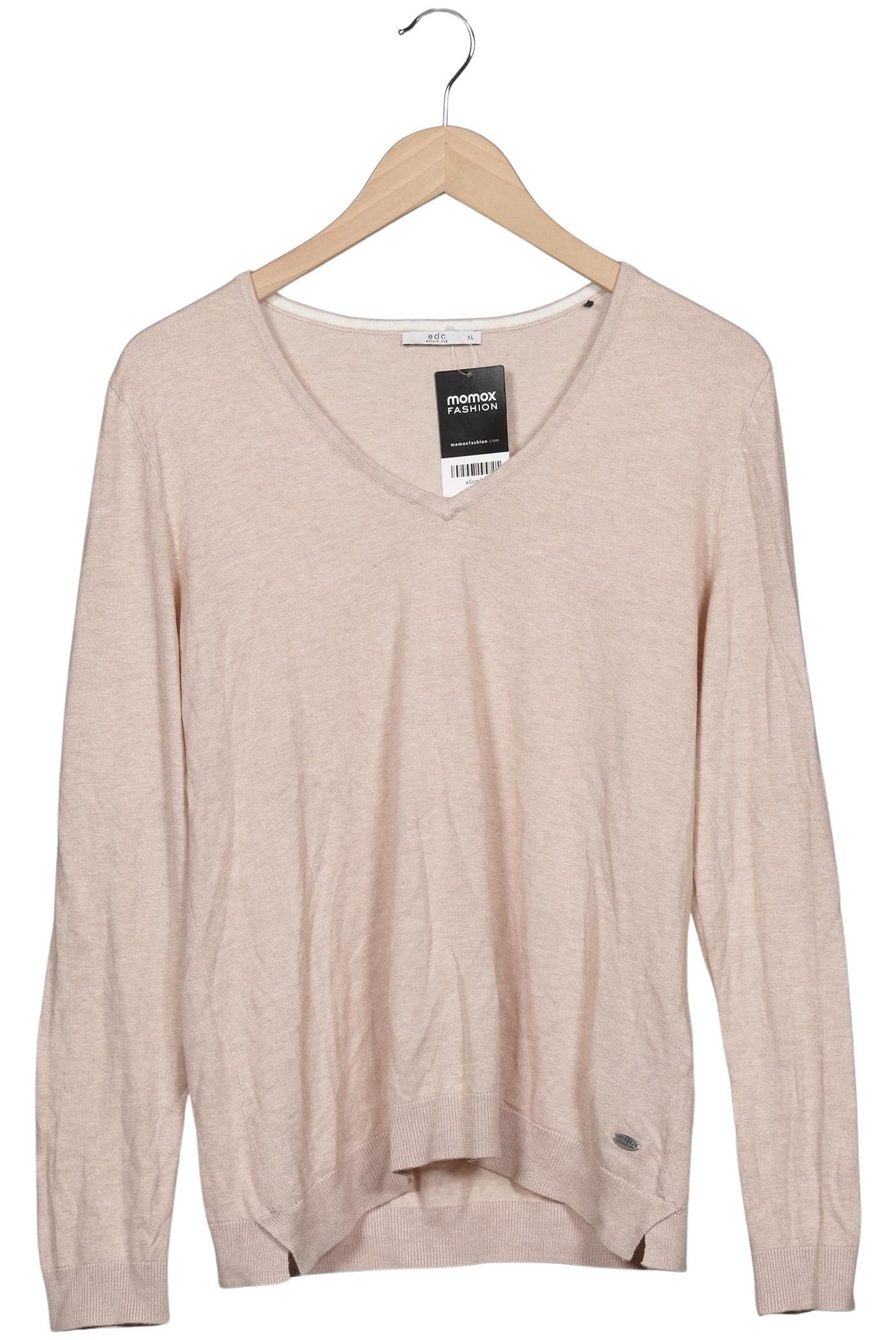 

edc by Esprit Damen Pullover, beige, Gr. 44
