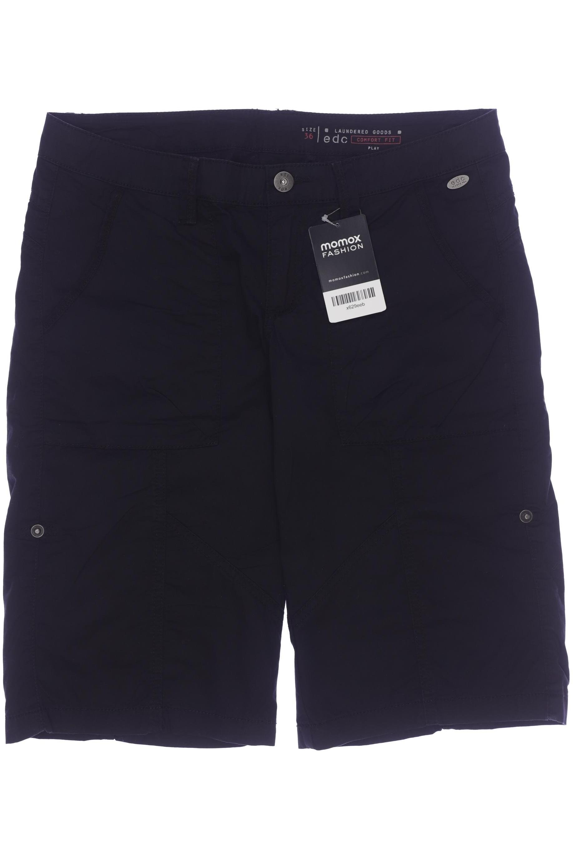 

edc by Esprit Damen Shorts, schwarz, Gr. 36