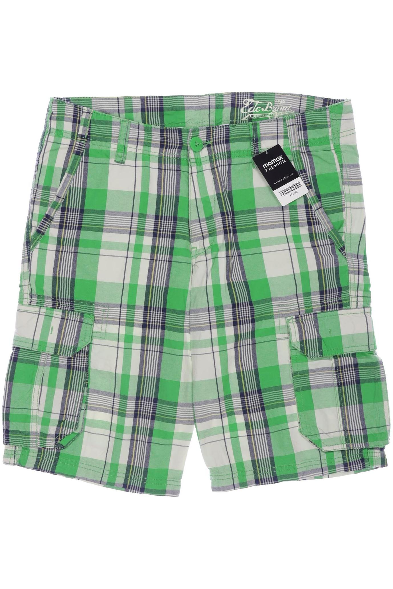 

edc by Esprit Herren Shorts, grün, Gr. 34