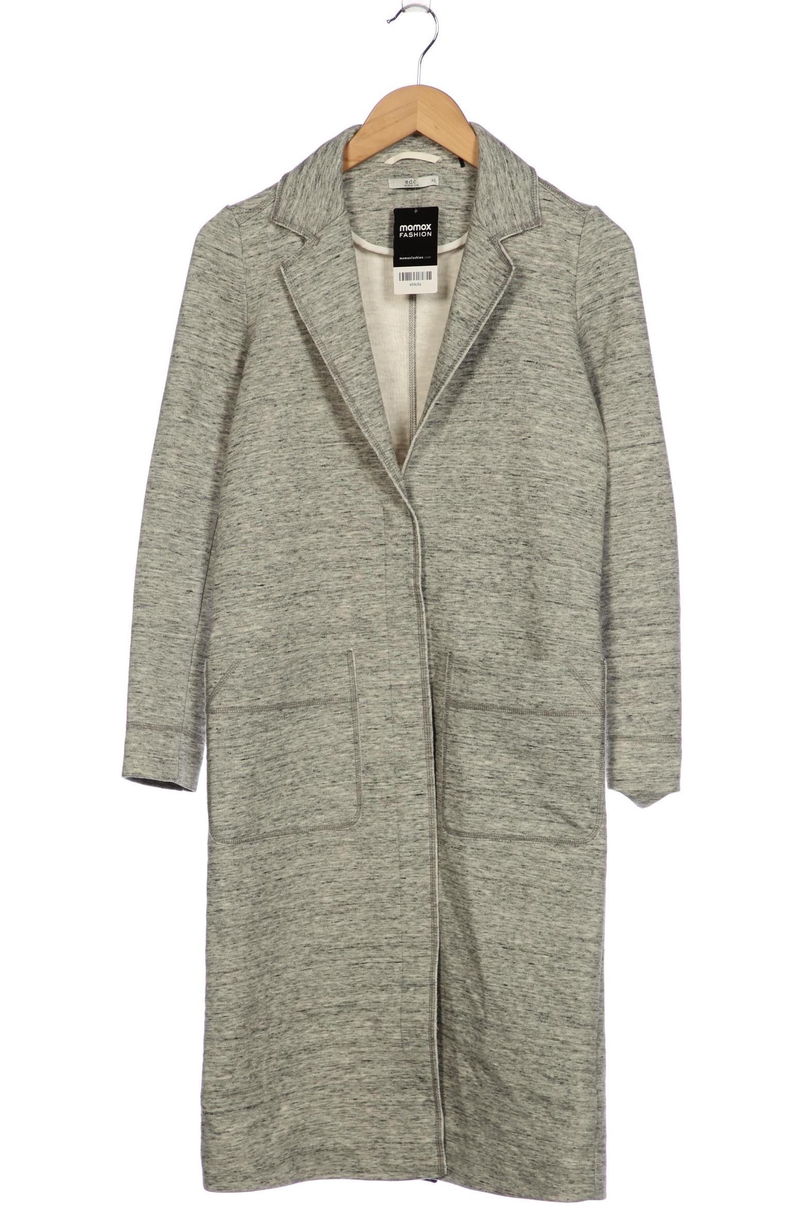 

edc by Esprit Damen Mantel, grau, Gr. 34
