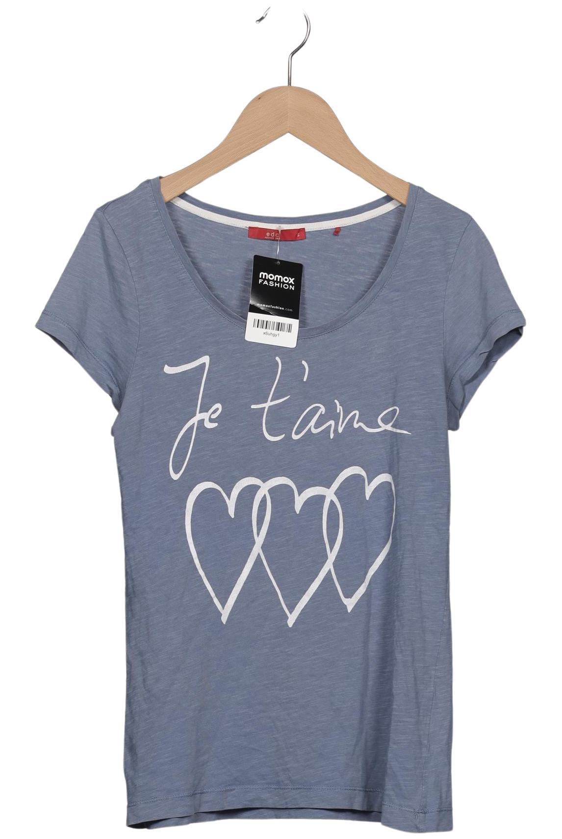 

edc by Esprit Damen T-Shirt, hellblau, Gr. 36