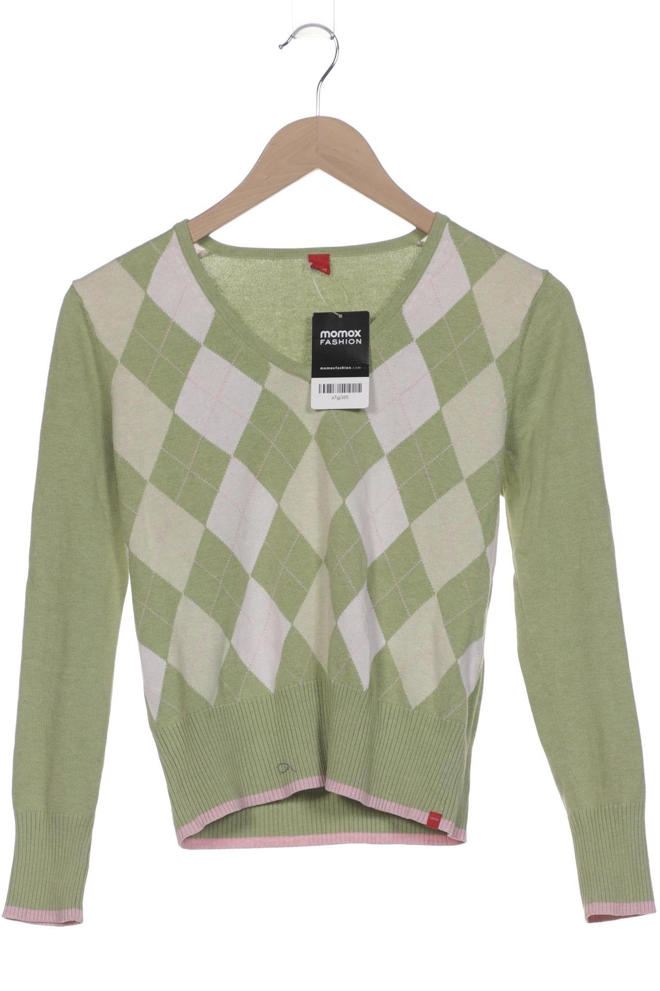 

edc by Esprit Damen Pullover, grün, Gr. 36