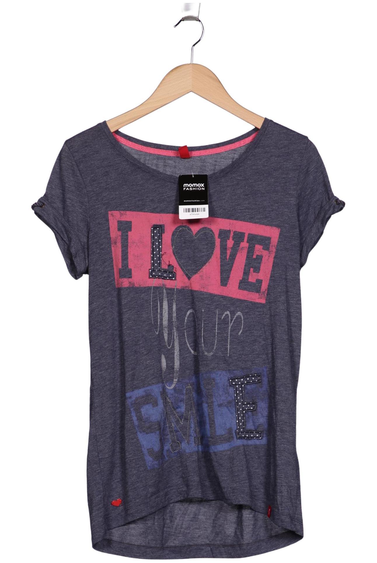 

edc by Esprit Damen T-Shirt, grau, Gr. 44