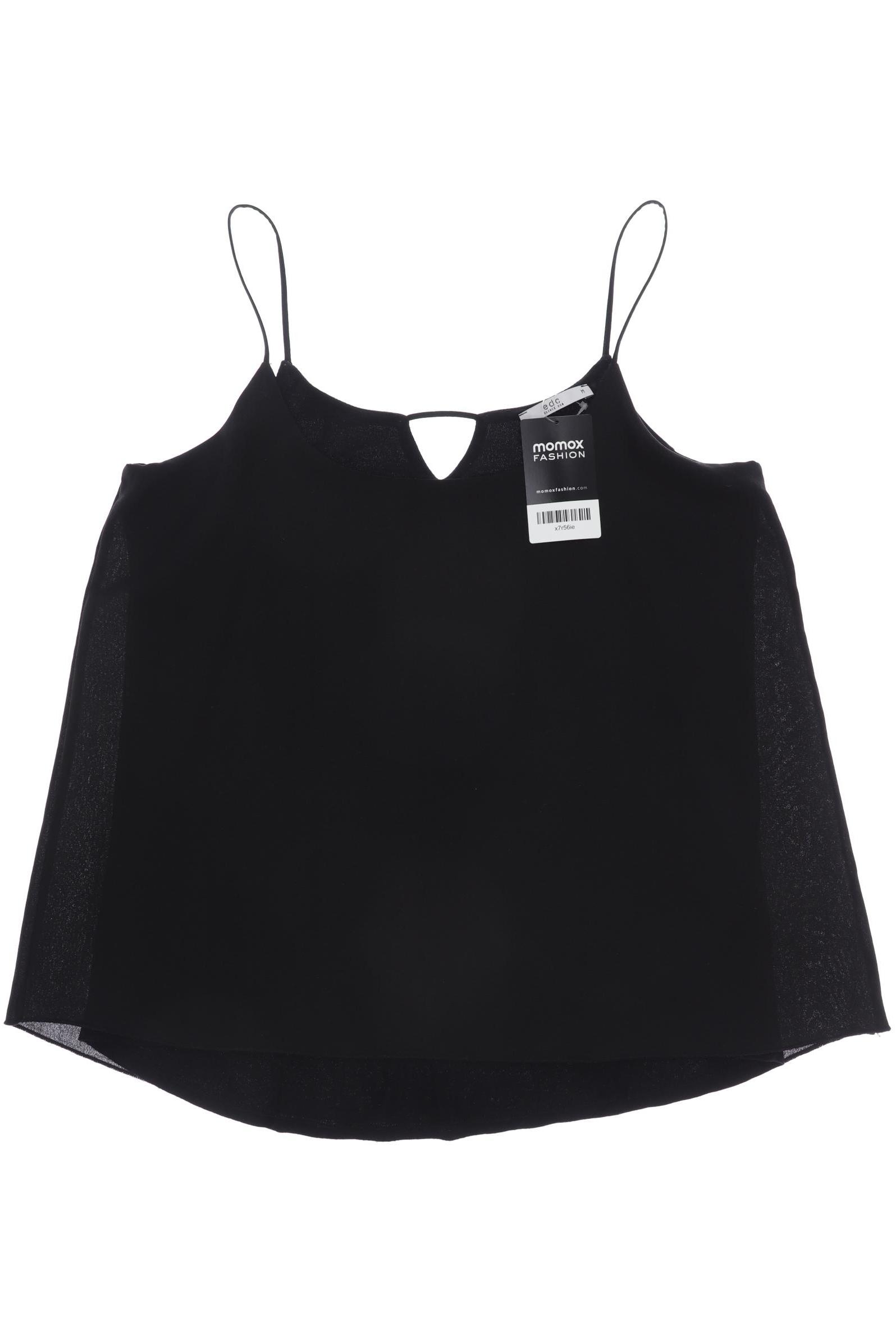 

edc by Esprit Damen Top, schwarz, Gr. 38