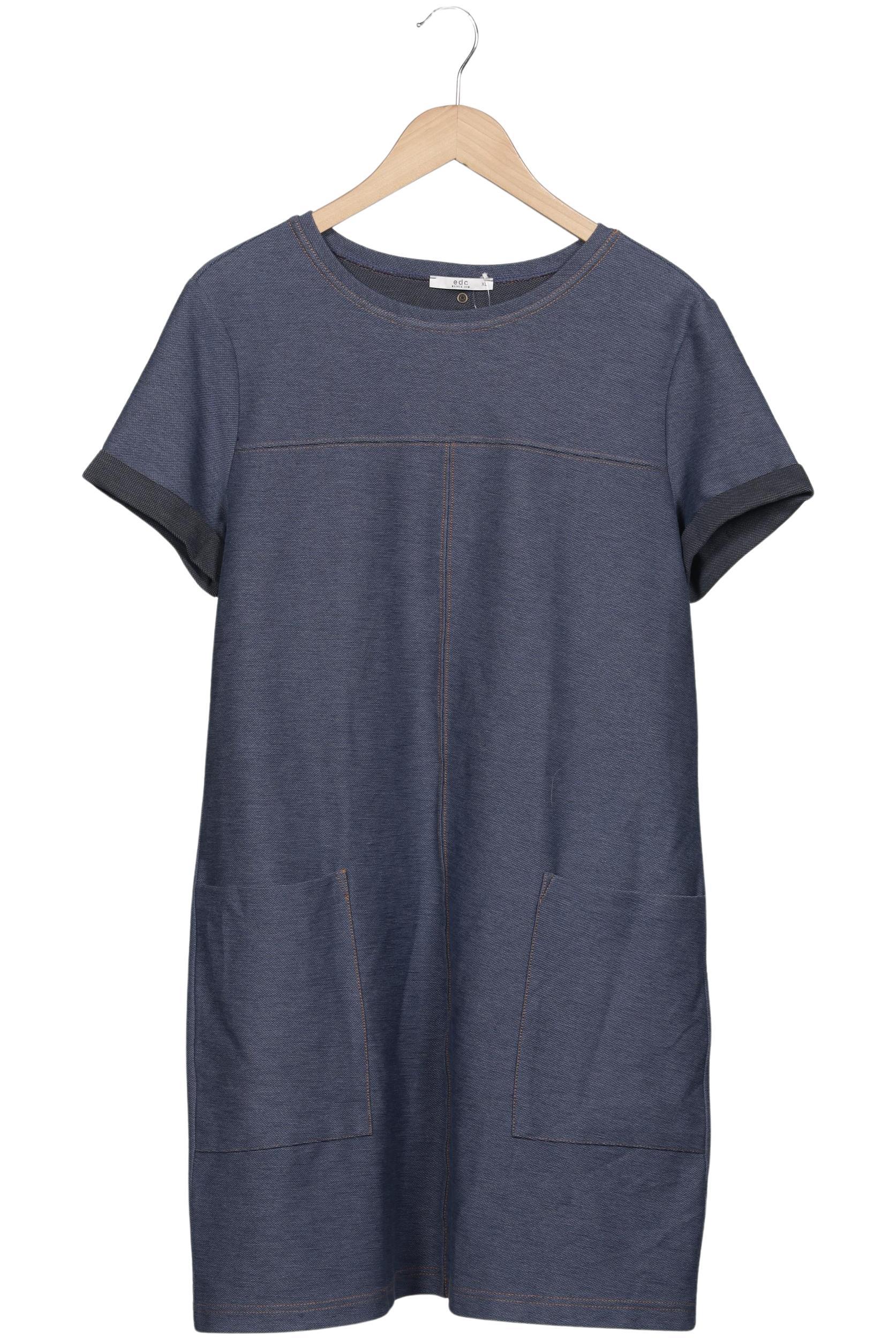 

edc by Esprit Damen Kleid, blau, Gr. 44