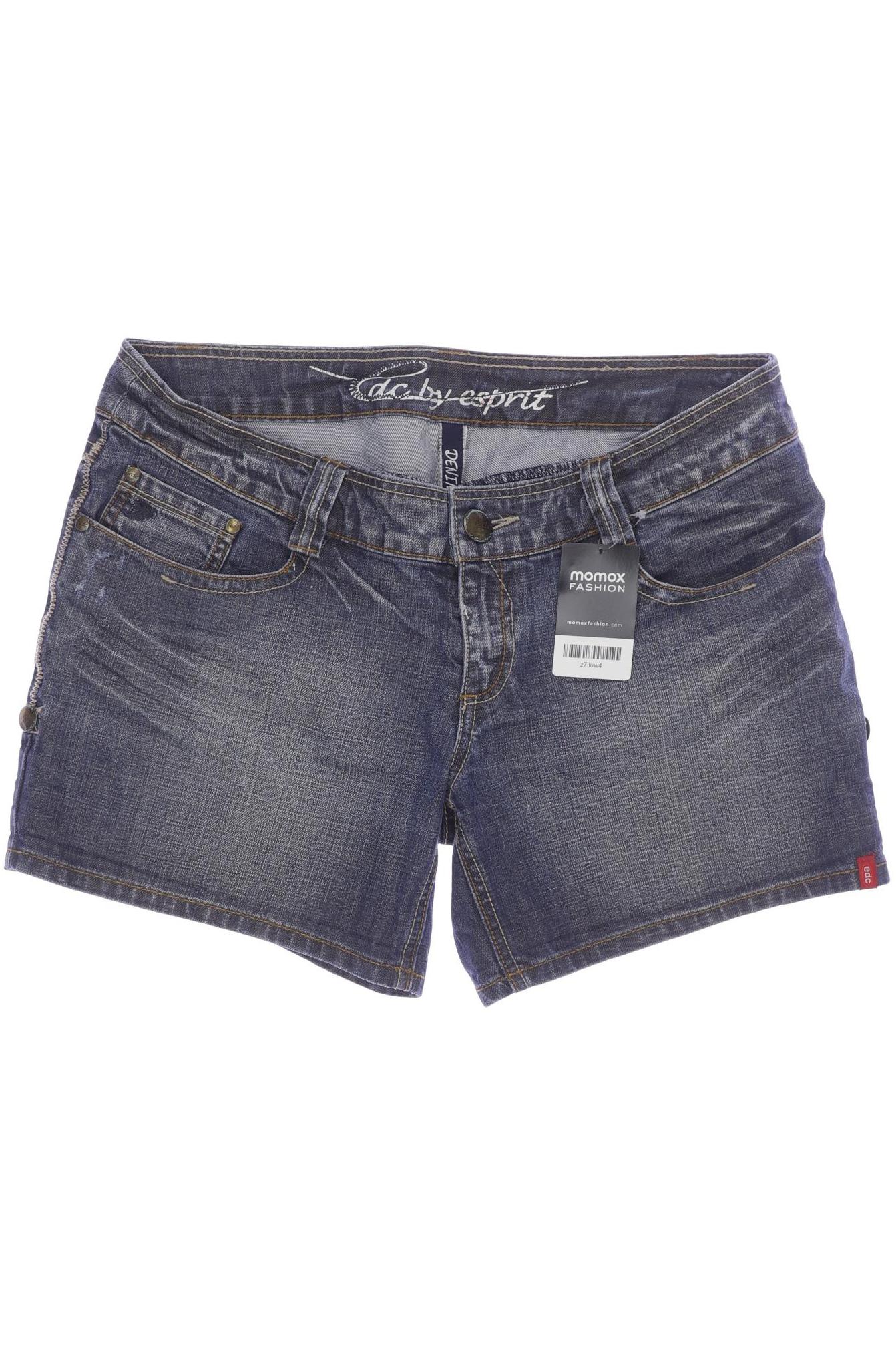 

edc by Esprit Damen Shorts, blau, Gr. 31