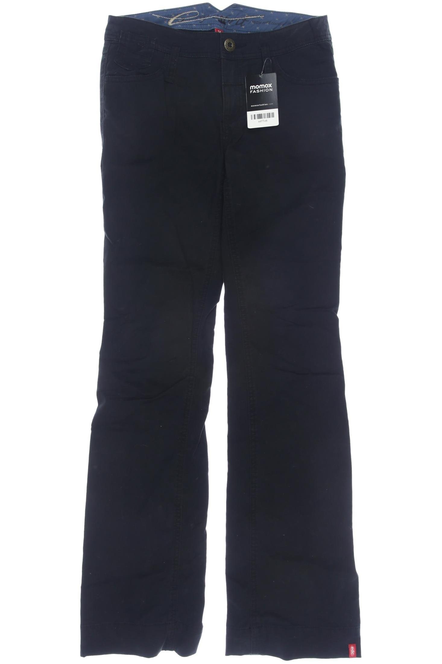 

edc by Esprit Damen Jeans, schwarz, Gr. 34