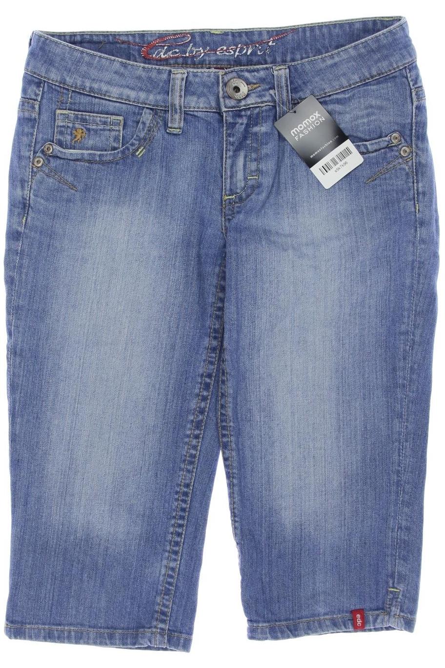 

edc by Esprit Damen Shorts, blau, Gr. 28