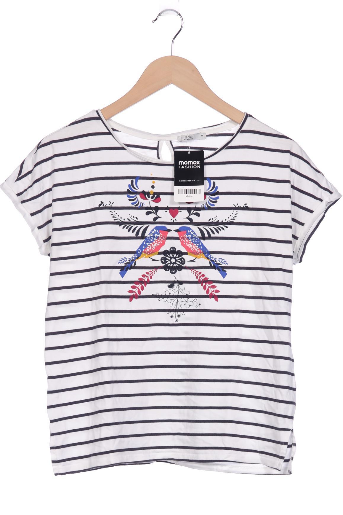 

edc by Esprit Damen T-Shirt, weiß, Gr. 38