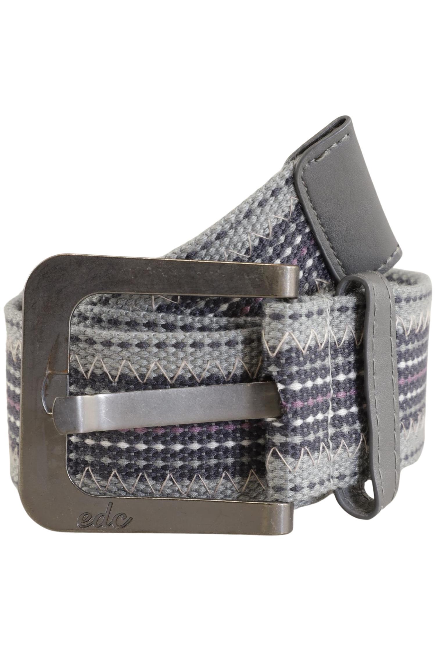 

edc by Esprit Damen Gürtel, grau, Gr. 85