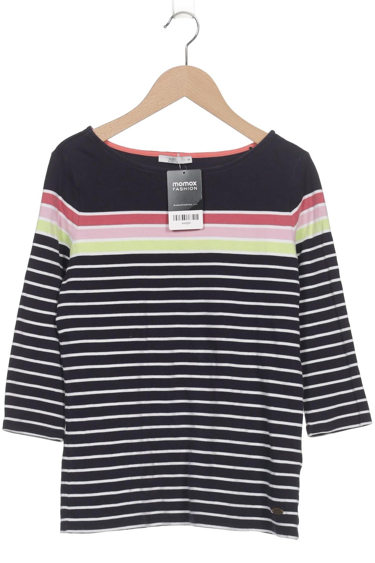 

edc by Esprit Damen Langarmshirt, marineblau, Gr. 38