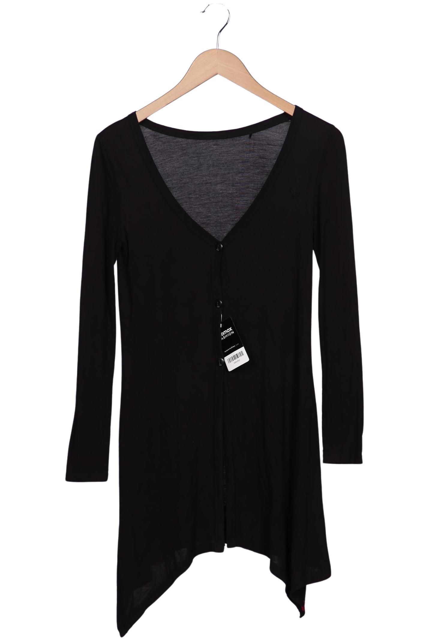 

edc by Esprit Damen Strickjacke, schwarz, Gr. 34