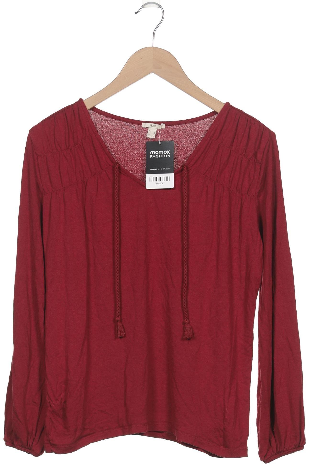 

edc by Esprit Damen Langarmshirt, rot, Gr. 36