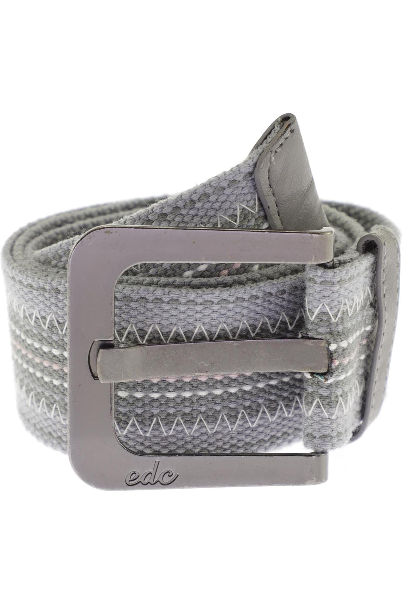 

edc by Esprit Damen Gürtel, grau, Gr. 90