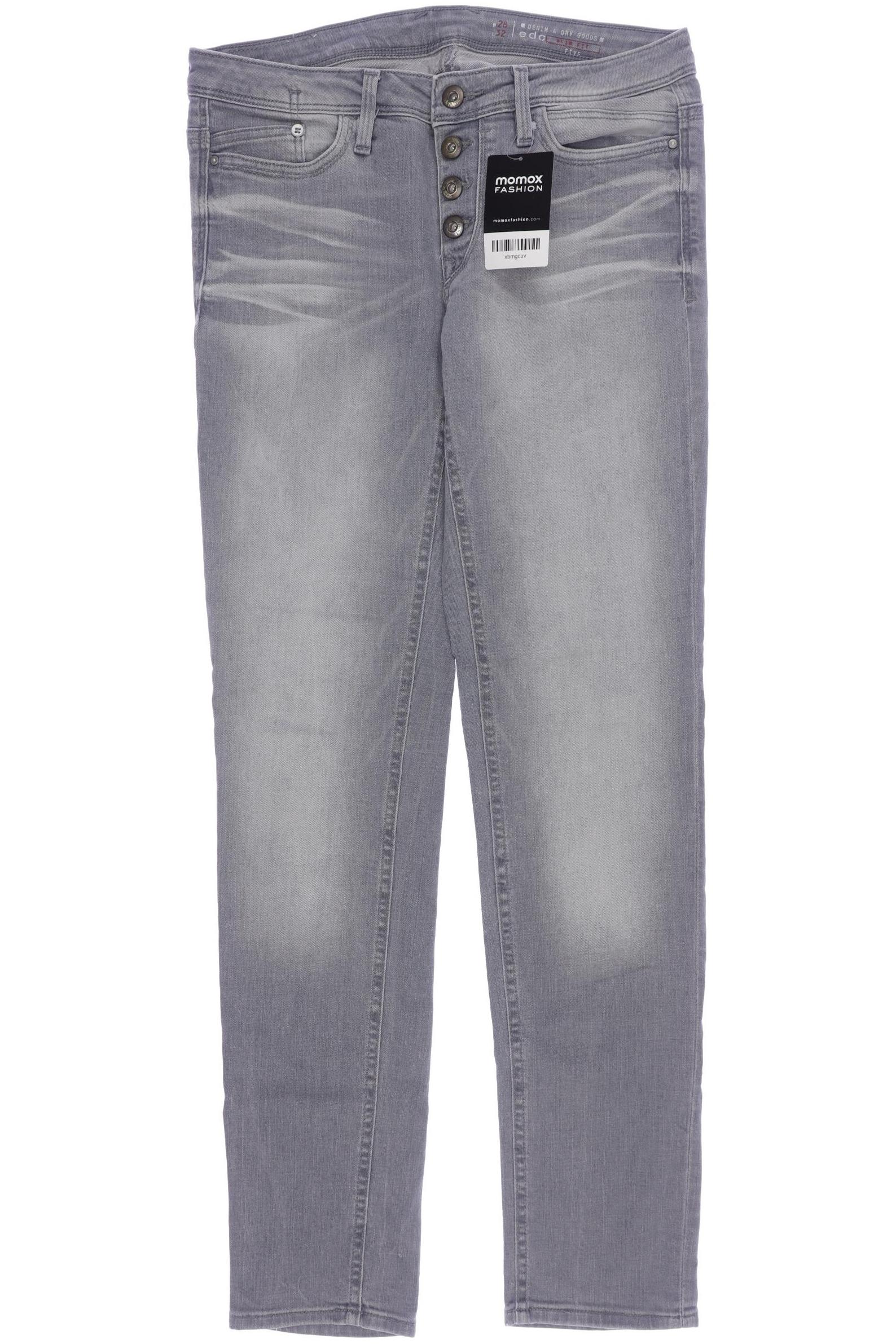 

edc by Esprit Damen Jeans, grau, Gr. 28
