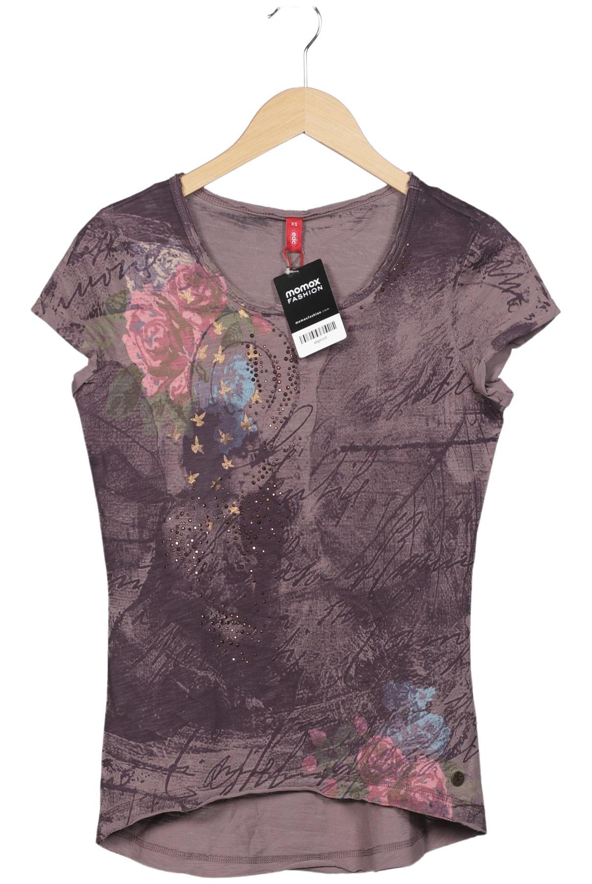 

edc by Esprit Damen T-Shirt, flieder, Gr. 34