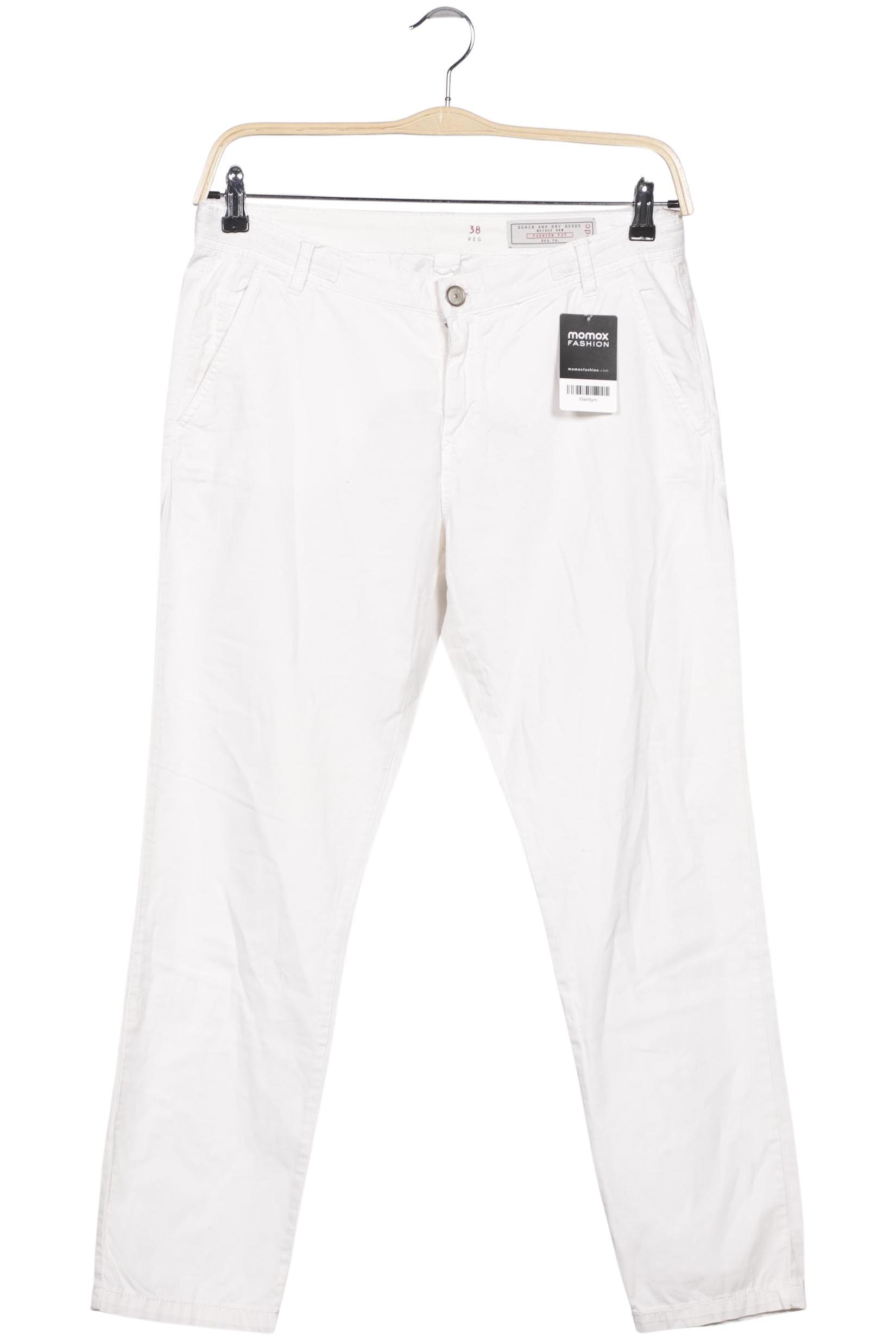 

edc by Esprit Damen Stoffhose, weiß, Gr. 38