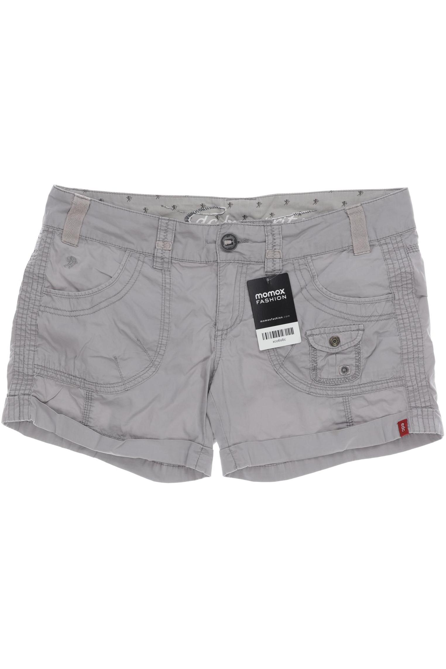 

edc by Esprit Damen Shorts, grau, Gr. 38