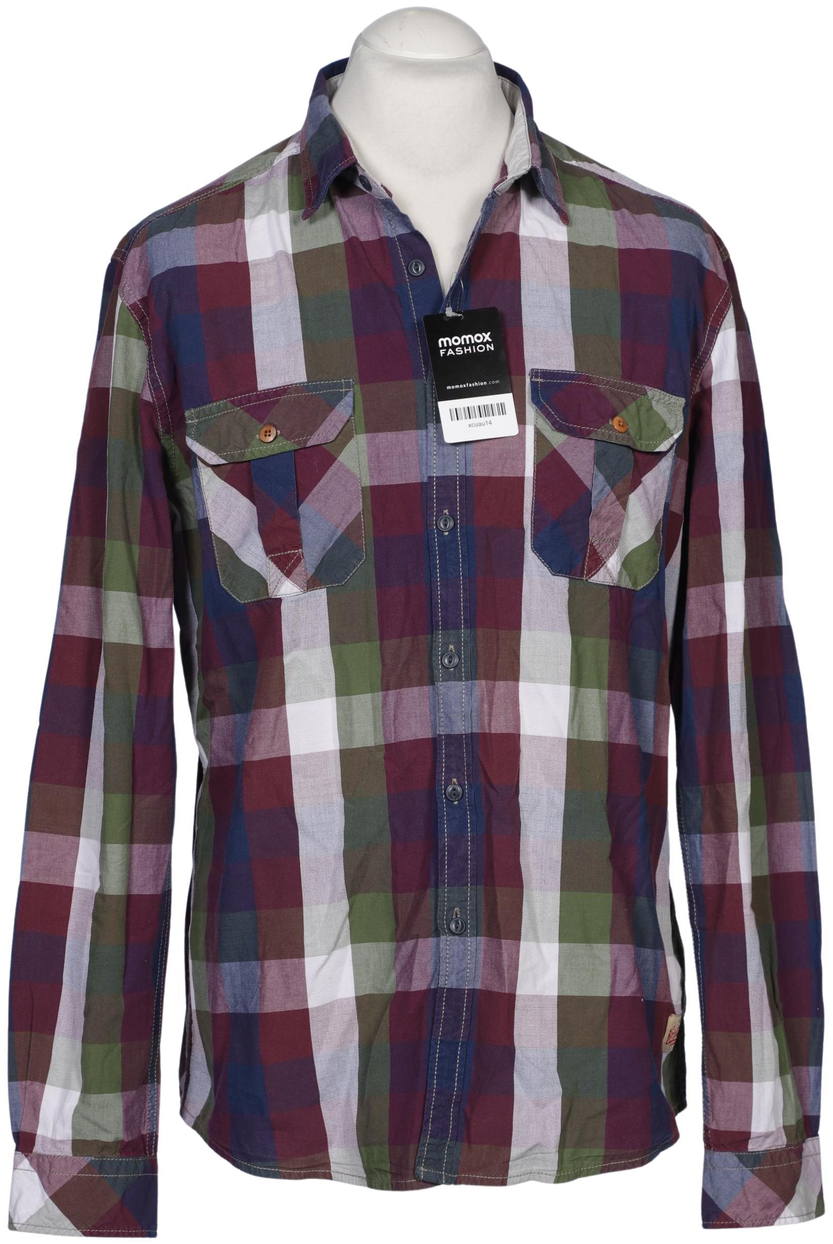 

edc by Esprit Herren Hemd, mehrfarbig, Gr. 54