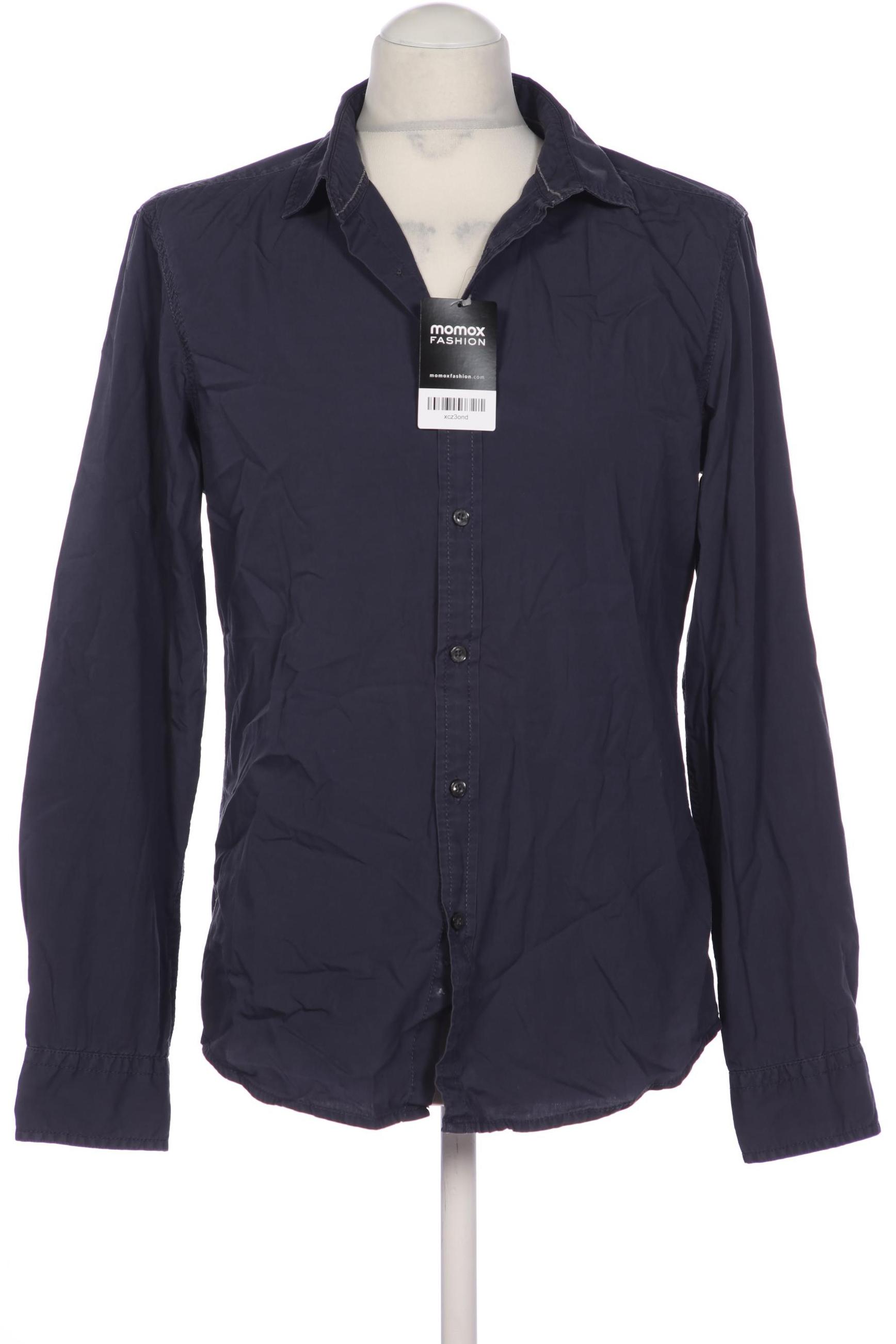 

edc by Esprit Herren Hemd, marineblau, Gr. 48