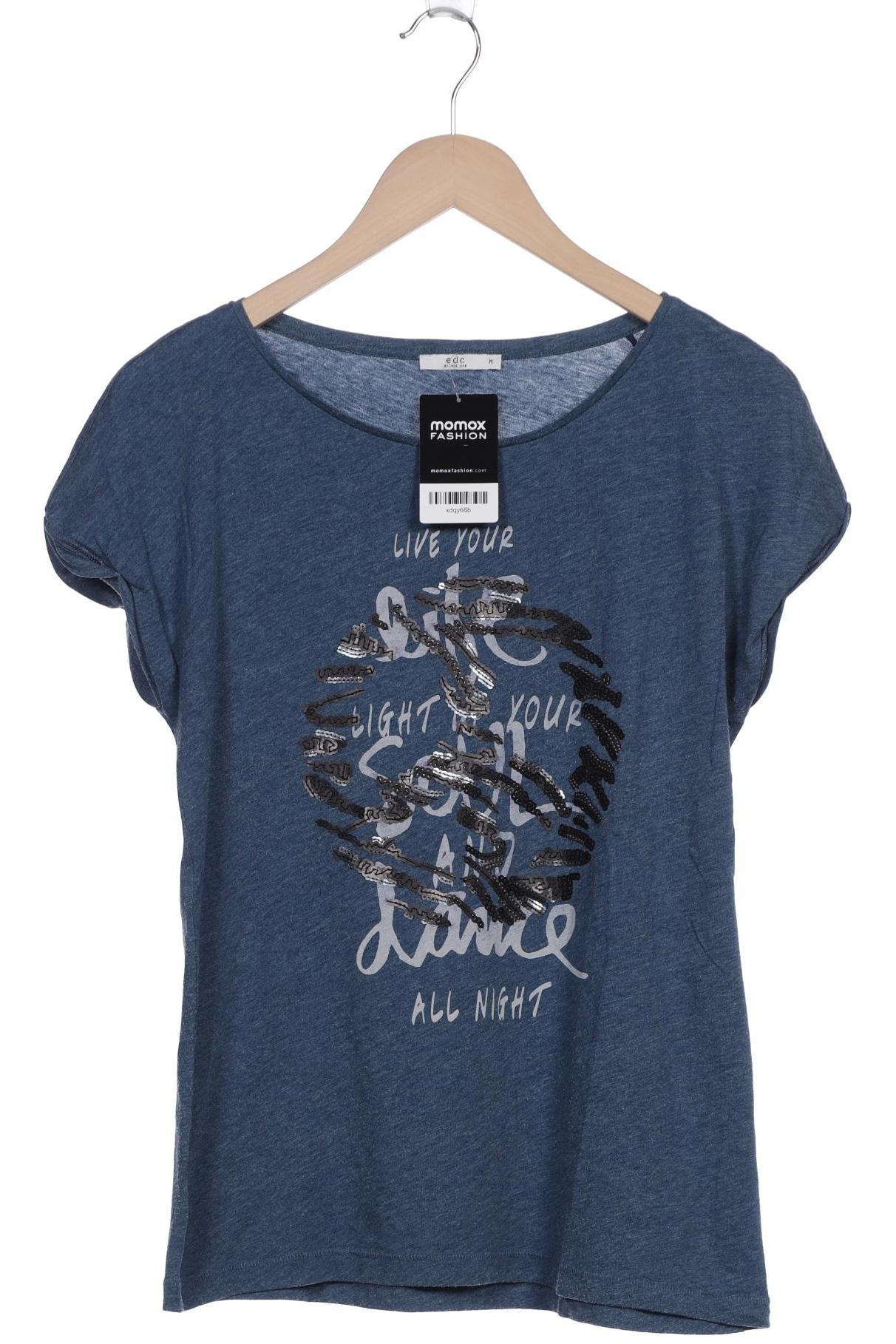 

edc by Esprit Damen T-Shirt, blau