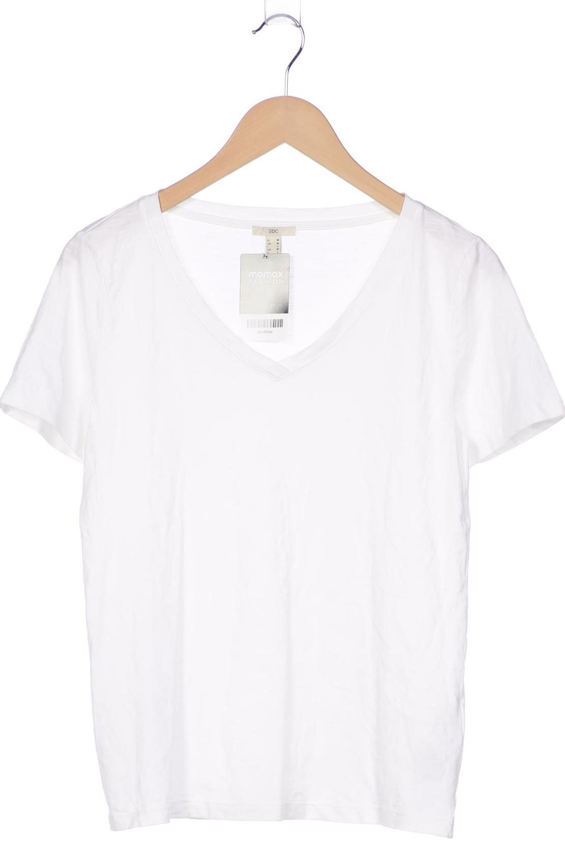 

edc by Esprit Damen T-Shirt, weiß