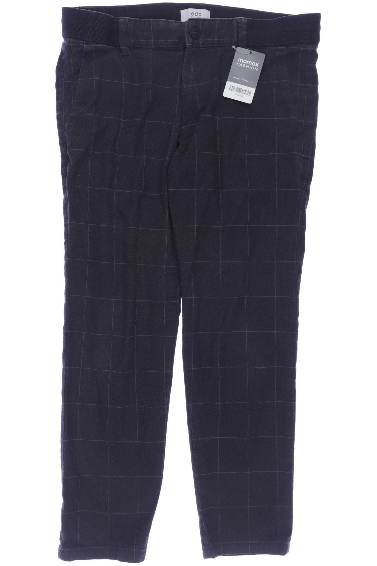 

edc by Esprit Herren Stoffhose, grau, Gr. 32