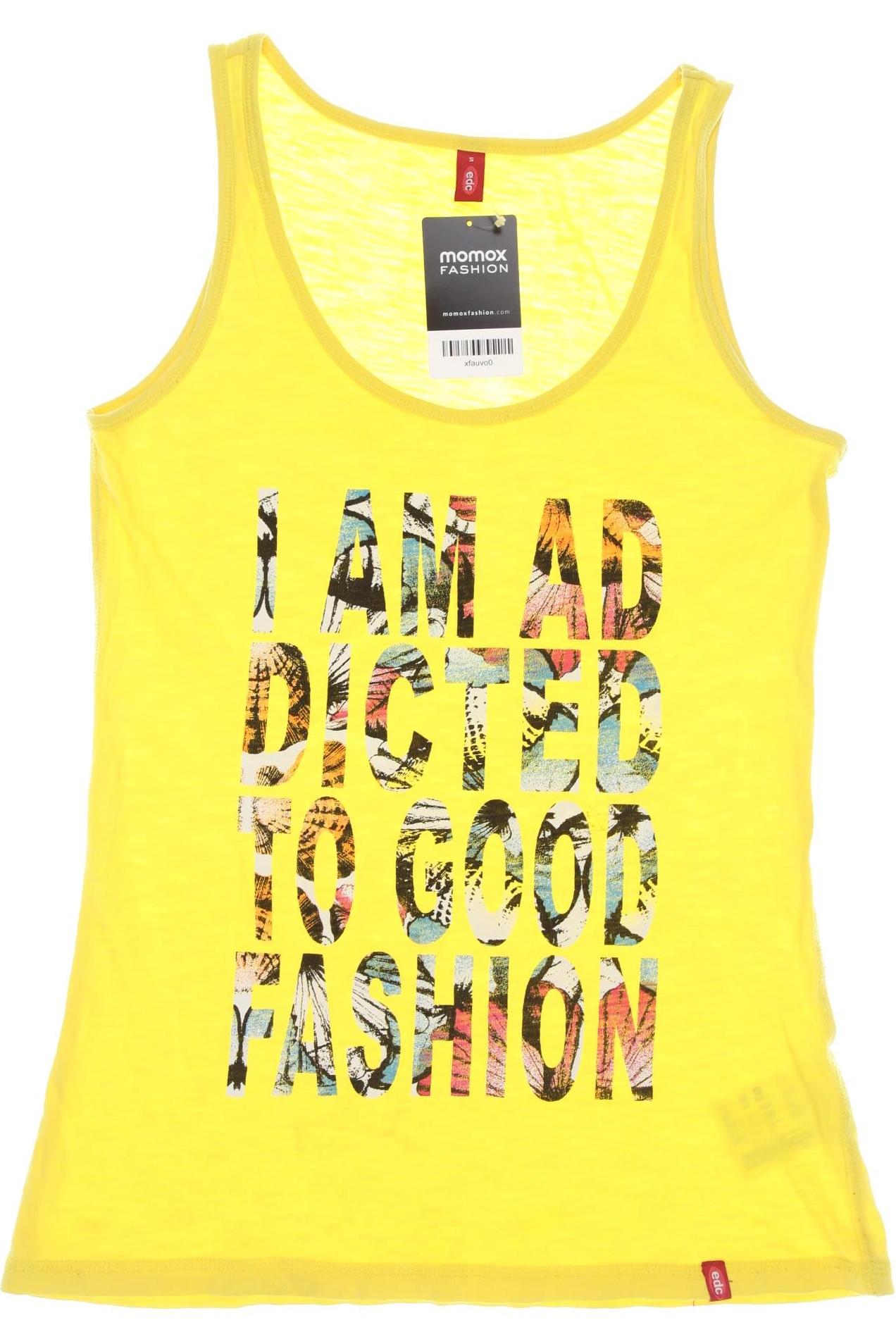 

edc by Esprit Damen Top, gelb, Gr. 36