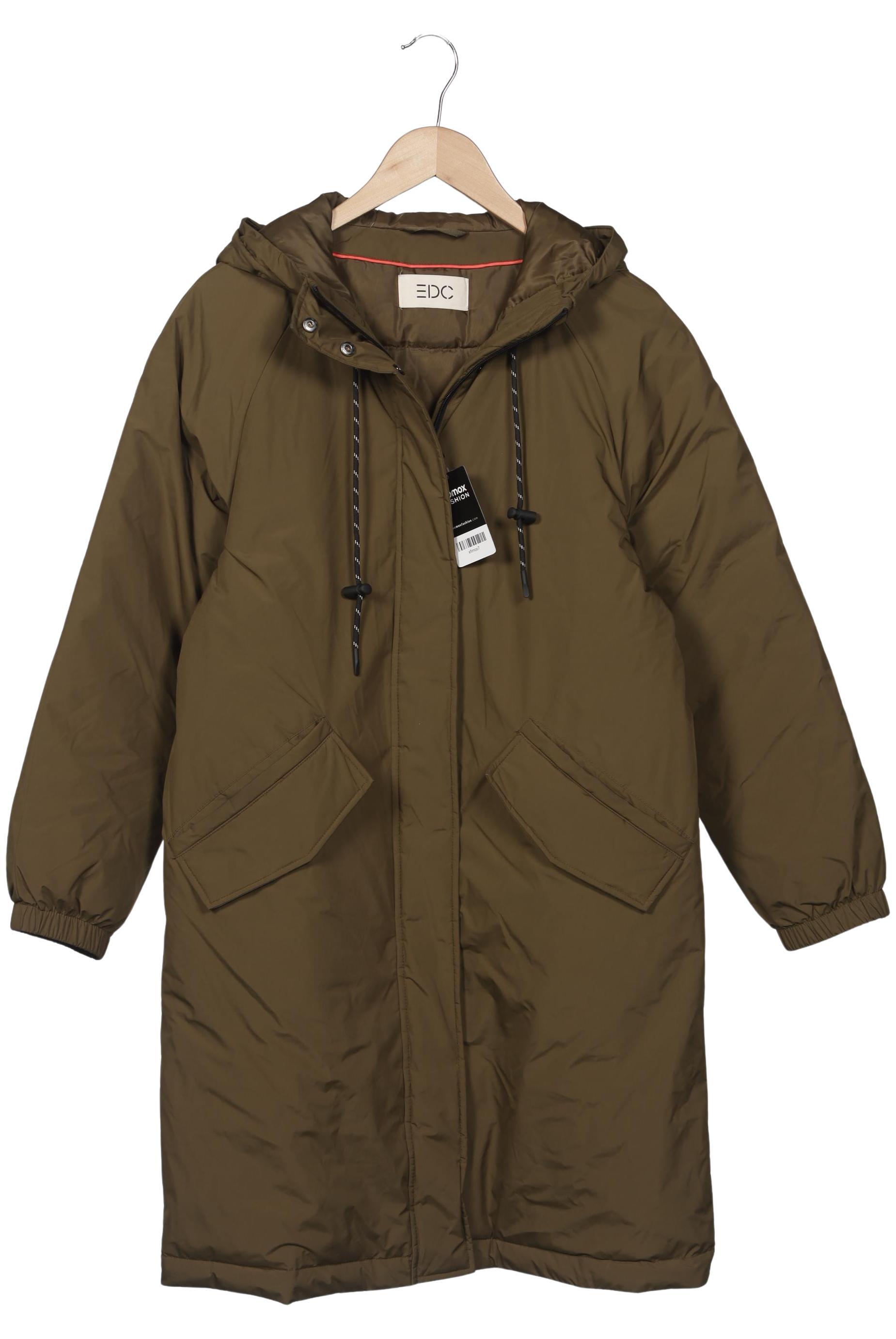 

edc by Esprit Damen Mantel, grün, Gr. 38