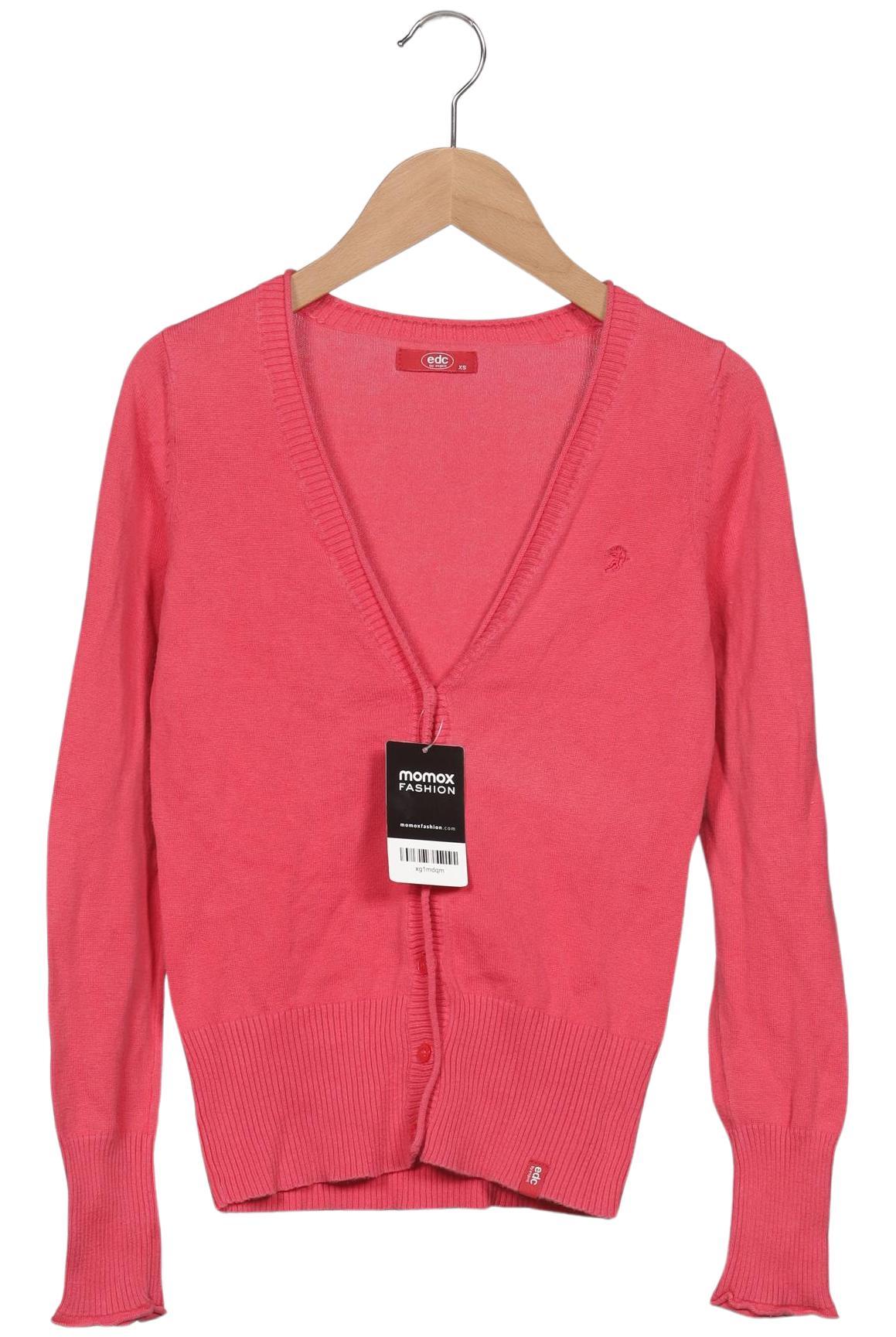 

edc by Esprit Damen Strickjacke, pink, Gr. 34
