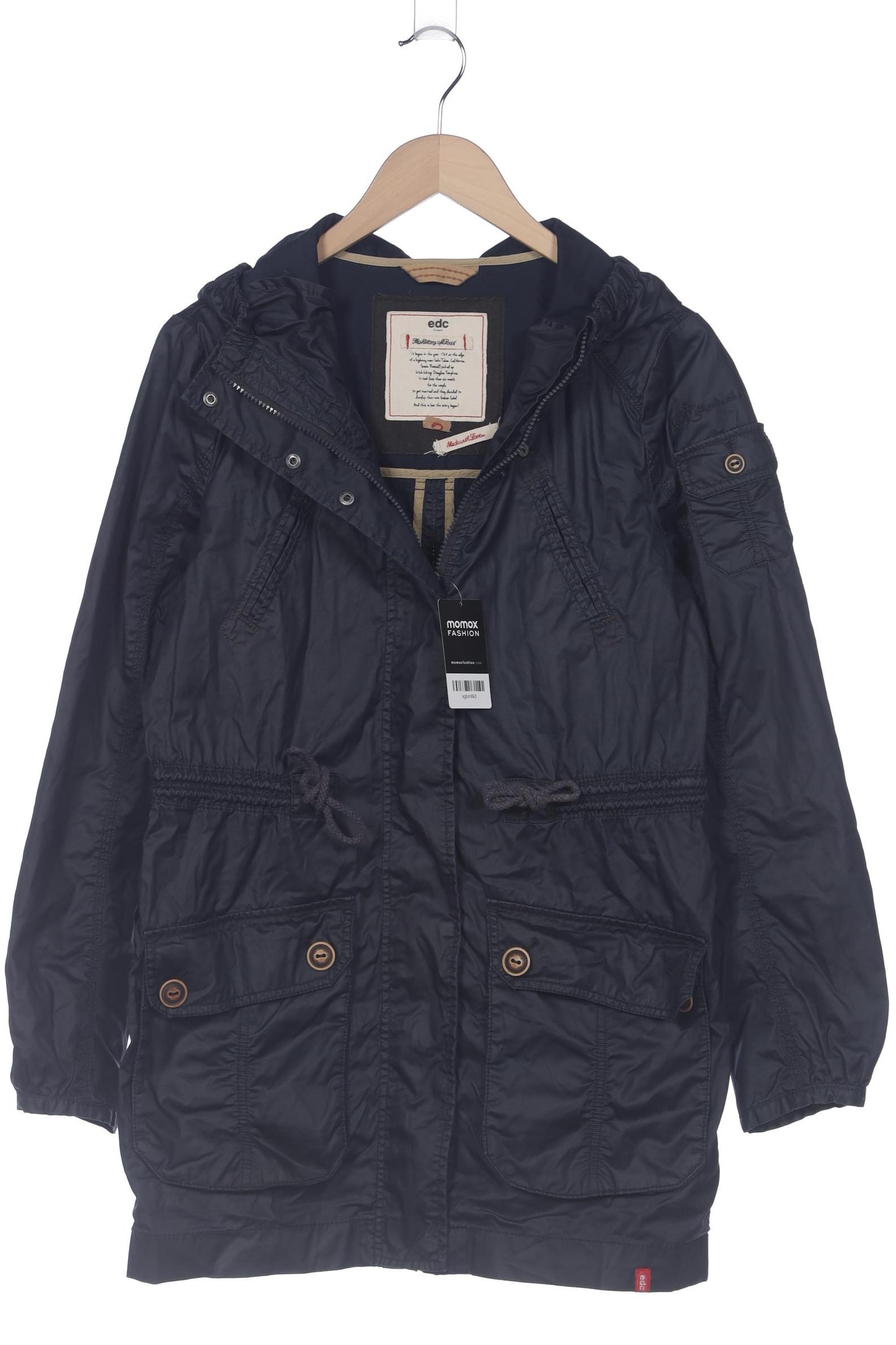 

edc by Esprit Damen Mantel, marineblau, Gr. 36