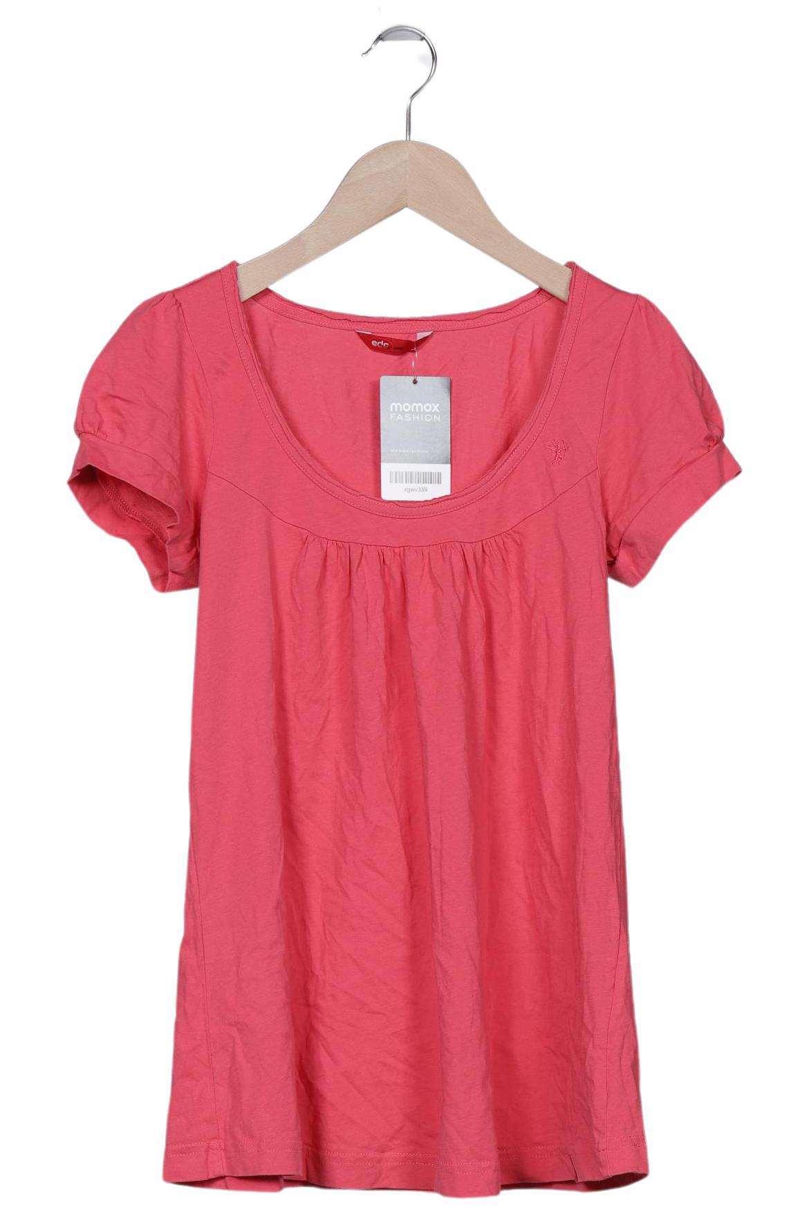 

edc by Esprit Damen T-Shirt, pink, Gr. 34